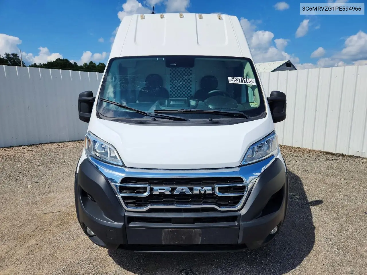 2023 Ram Promaster 3500 VIN: 3C6MRVZG1PE594966 Lot: 61770366