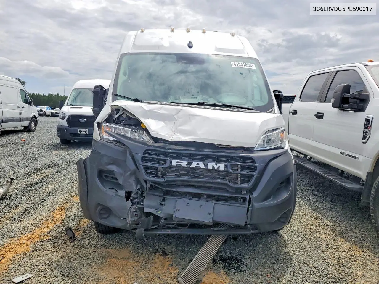 2023 Ram Promaster 2500 2500 High VIN: 3C6LRVDG5PE590017 Lot: 61841056