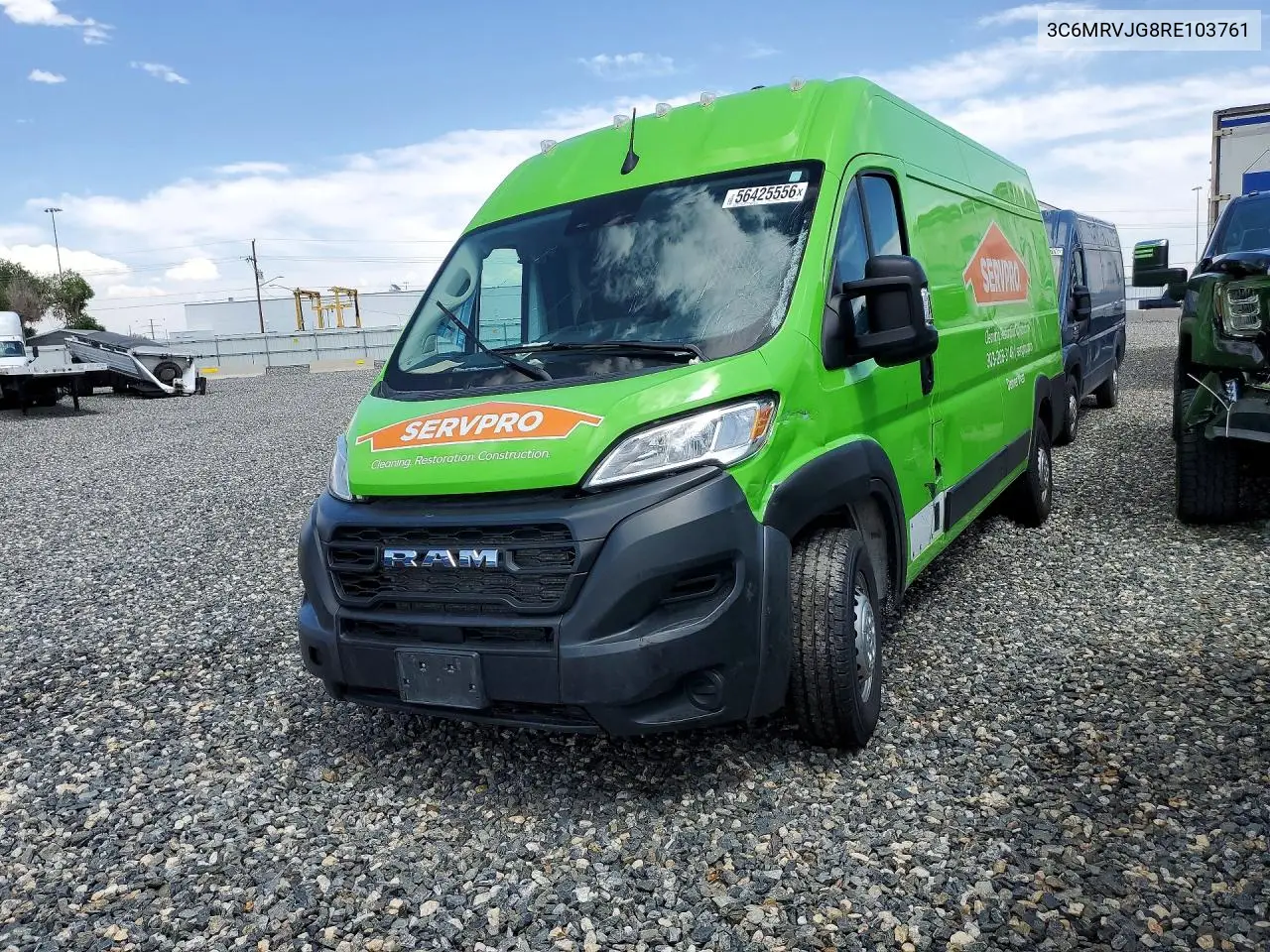 2024 Ram Promaster 3500 3500 High VIN: 3C6MRVJG8RE103761 Lot: 56425556