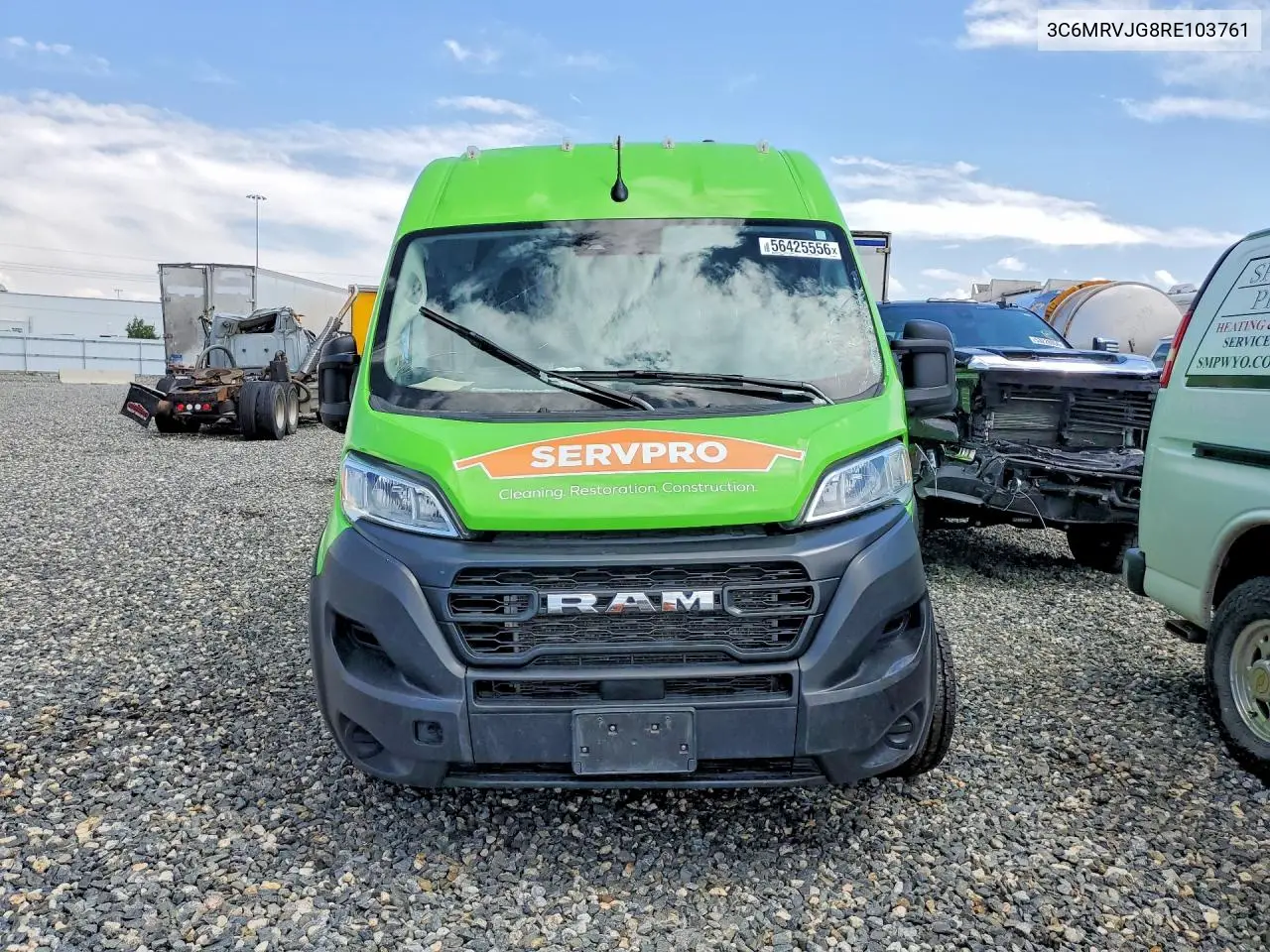 2024 Ram Promaster 3500 3500 High VIN: 3C6MRVJG8RE103761 Lot: 56425556