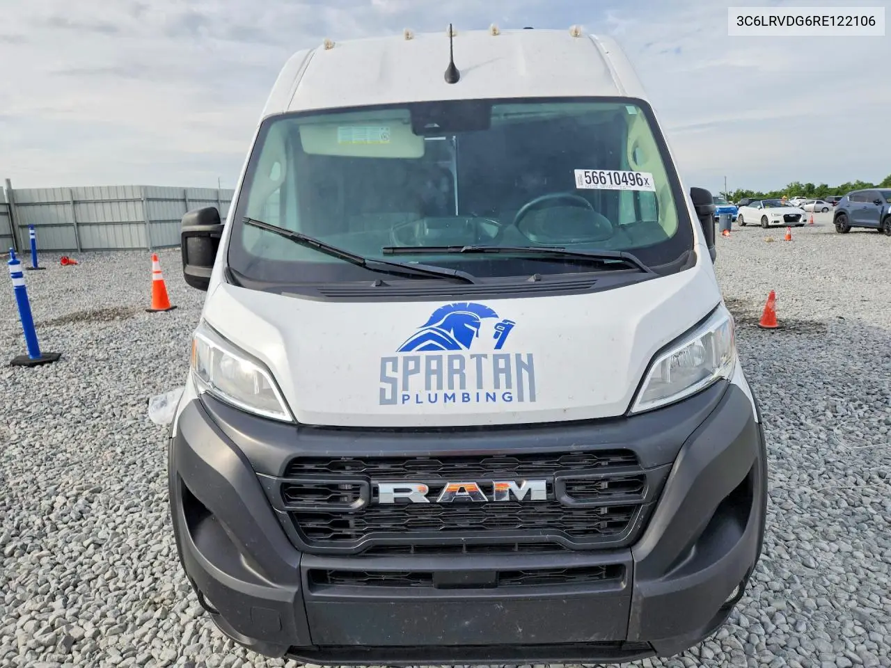 2024 Ram Promaster 2500 2500 High VIN: 3C6LRVDG6RE122106 Lot: 56610496