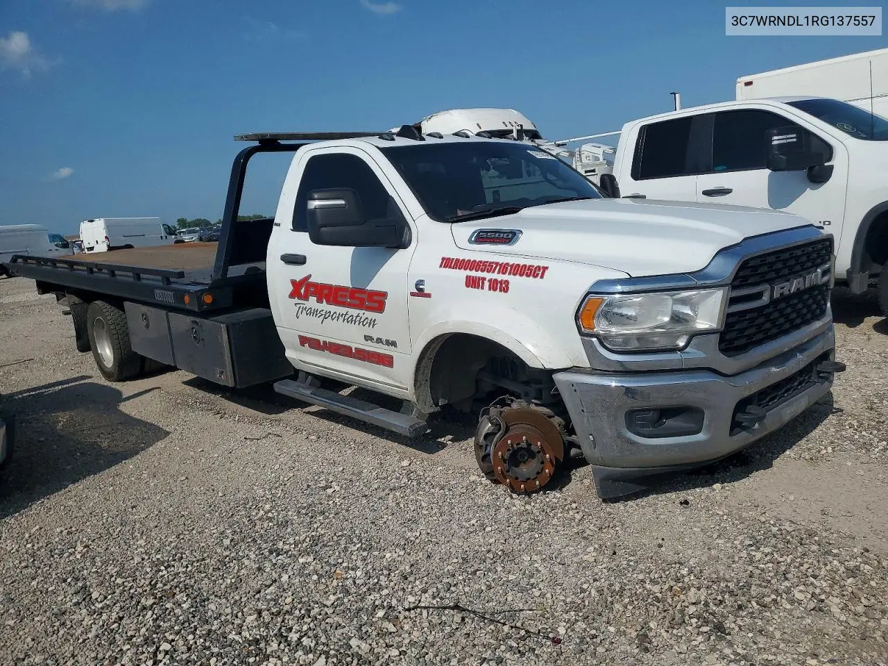 2024 Ram 5500 - Rollback Tow Truck VIN: 3C7WRNDL1RG137557 Lot: 57732546