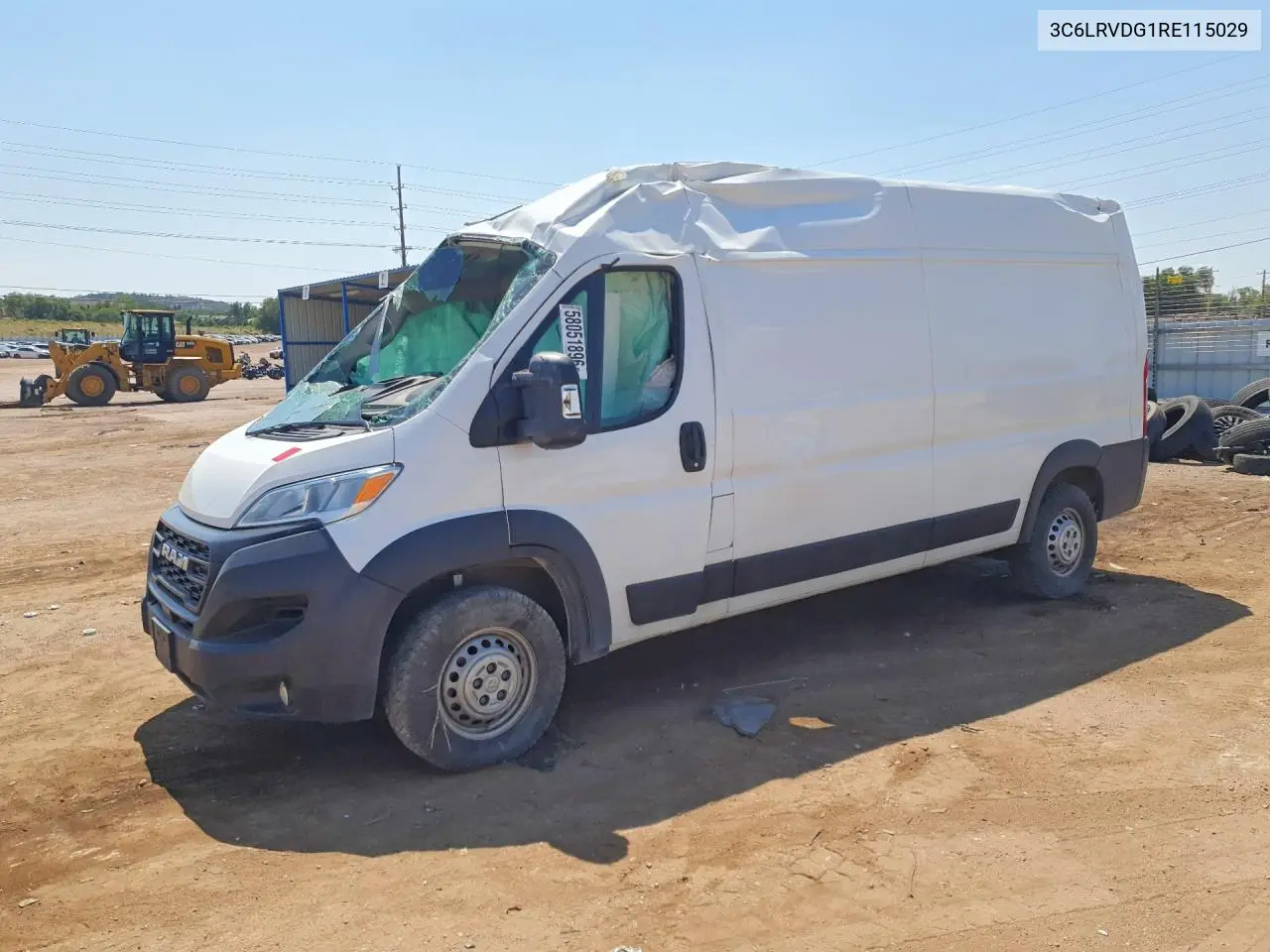 2024 Ram Promaster 2500 2500 High VIN: 3C6LRVDG1RE115029 Lot: 58051896