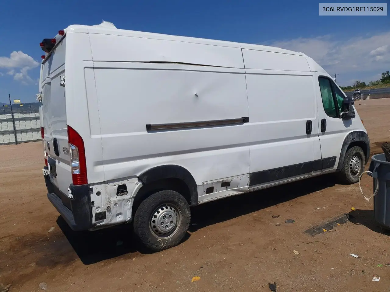 2024 Ram Promaster 2500 2500 High VIN: 3C6LRVDG1RE115029 Lot: 58051896