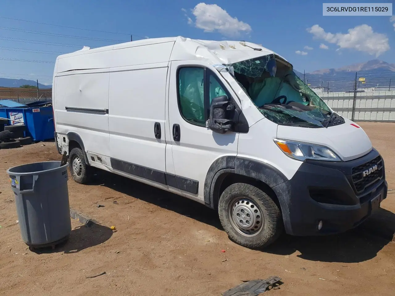 2024 Ram Promaster 2500 2500 High VIN: 3C6LRVDG1RE115029 Lot: 58051896