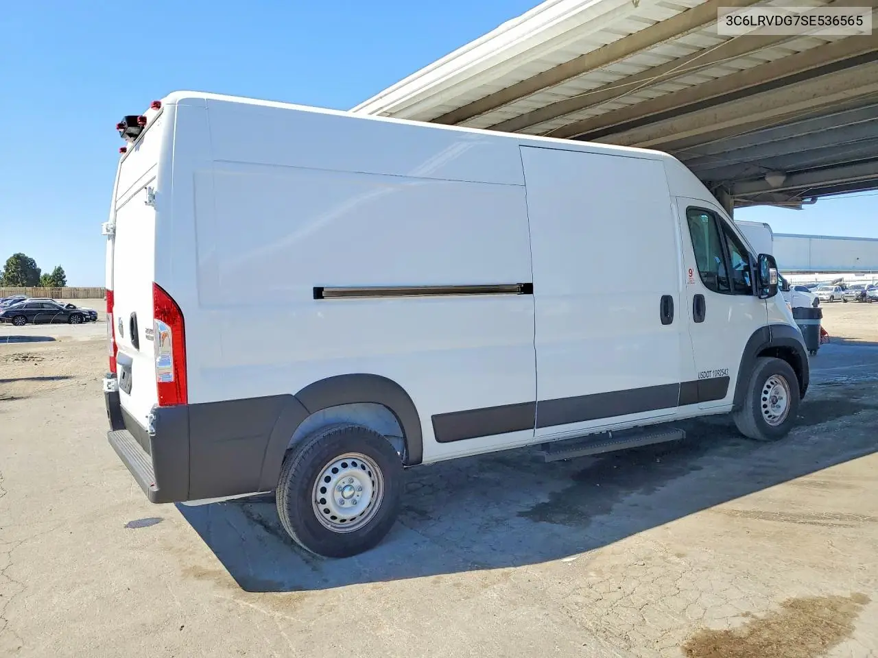 2025 Ram Promaster 2500 2500 High VIN: 3C6LRVDG7SE536565 Lot: 60359276