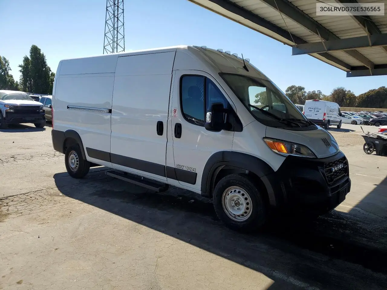 2025 Ram Promaster 2500 2500 High VIN: 3C6LRVDG7SE536565 Lot: 60359276