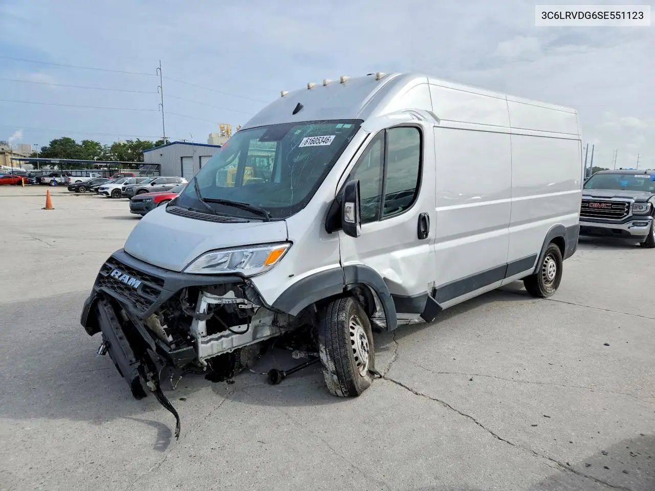 2025 Ram Promaster 2500 2500 High VIN: 3C6LRVDG6SE551123 Lot: 61605346