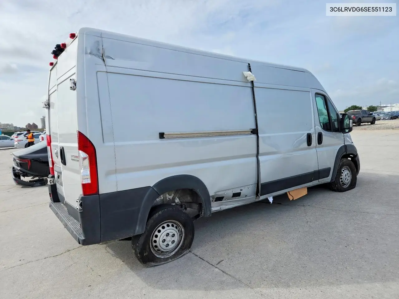 2025 Ram Promaster 2500 2500 High VIN: 3C6LRVDG6SE551123 Lot: 61605346