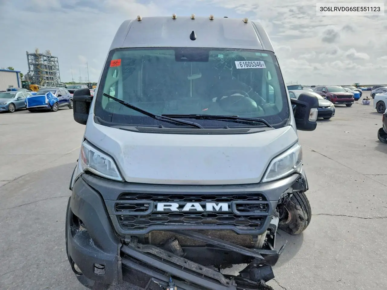 2025 Ram Promaster 2500 2500 High VIN: 3C6LRVDG6SE551123 Lot: 61605346