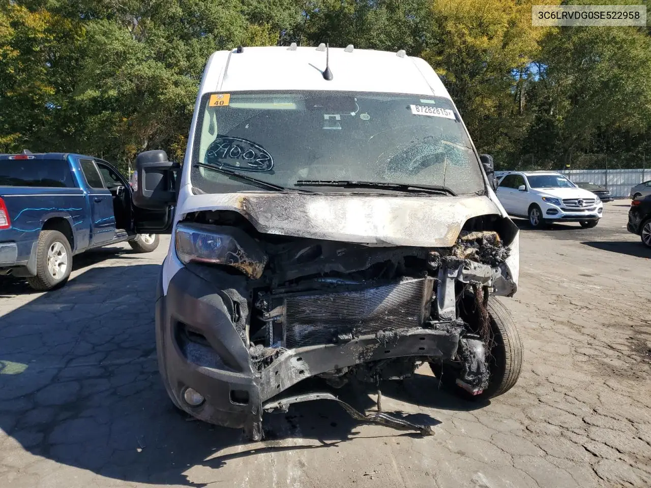 2025 Ram Promaster 2500 Delivery Van VIN: 3C6LRVDG0SE522958 Lot: 87282815