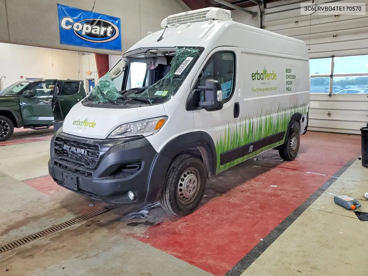 2026 Ram Promaster 1500 1500 High VIN: 3C6LRVBG4TE170570 Lot: 59343946
