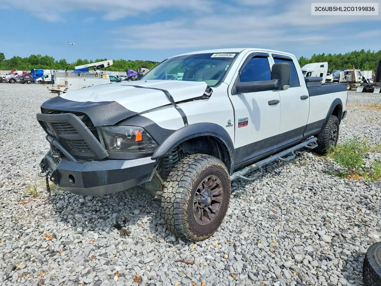 2012 Ram 2500 VIN: 3C6UB5HL2CG199836 Lot: 61445936