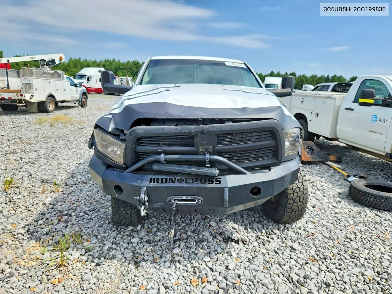 2012 Ram 2500 VIN: 3C6UB5HL2CG199836 Lot: 61445936