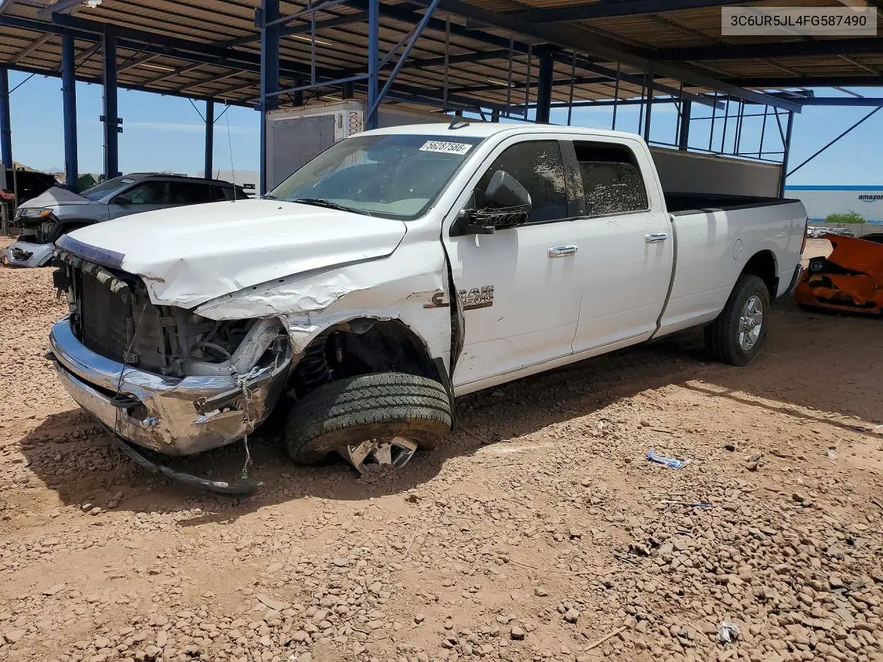 2015 Ram 2500 Slt VIN: 3C6UR5JL4FG587490 Lot: 56287586