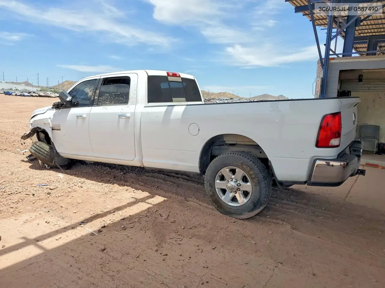 2015 Ram 2500 Slt VIN: 3C6UR5JL4FG587490 Lot: 56287586