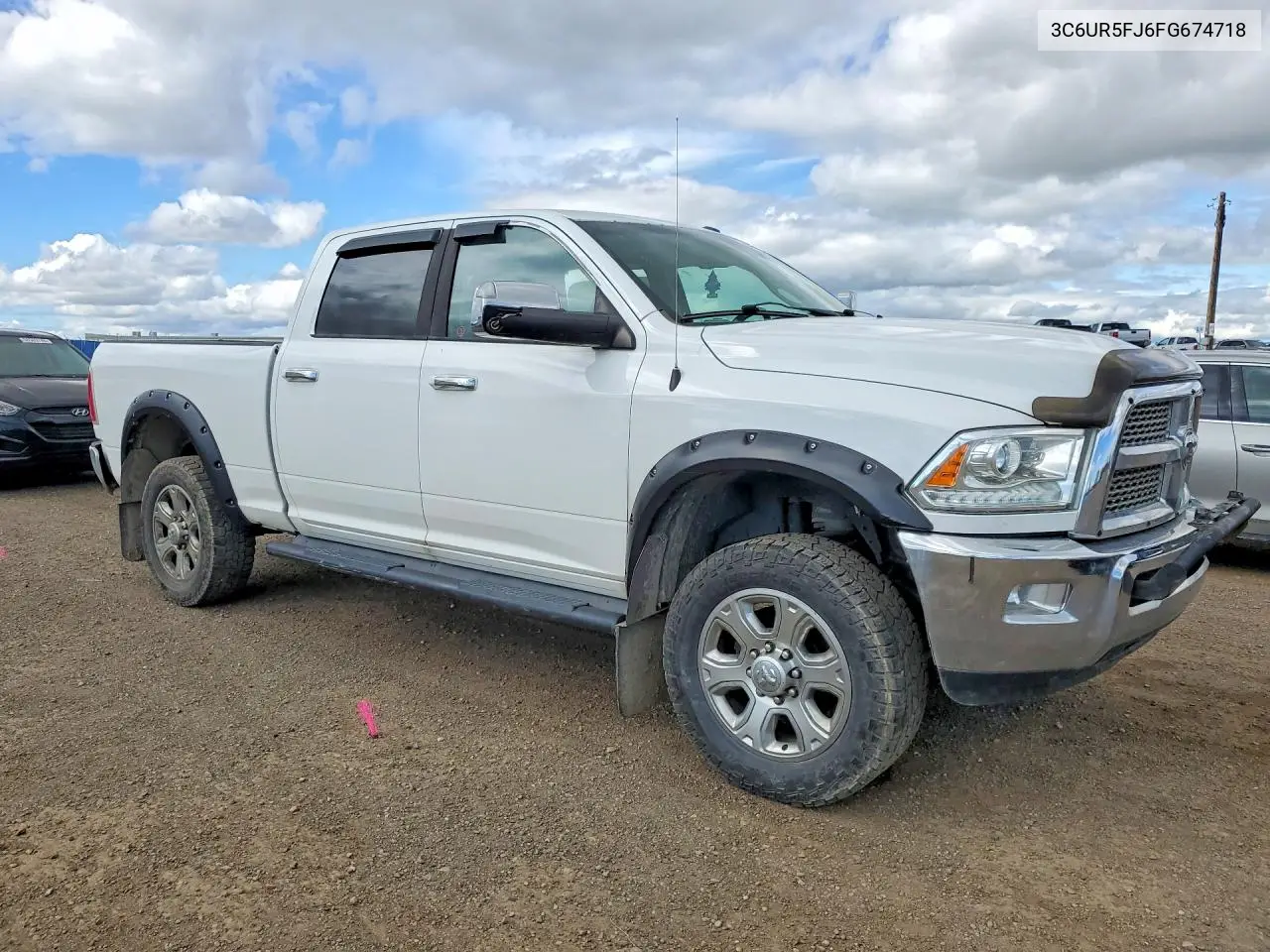 2015 Ram 2500 Laramie VIN: 3C6UR5FJ6FG674718 Lot: 58569726