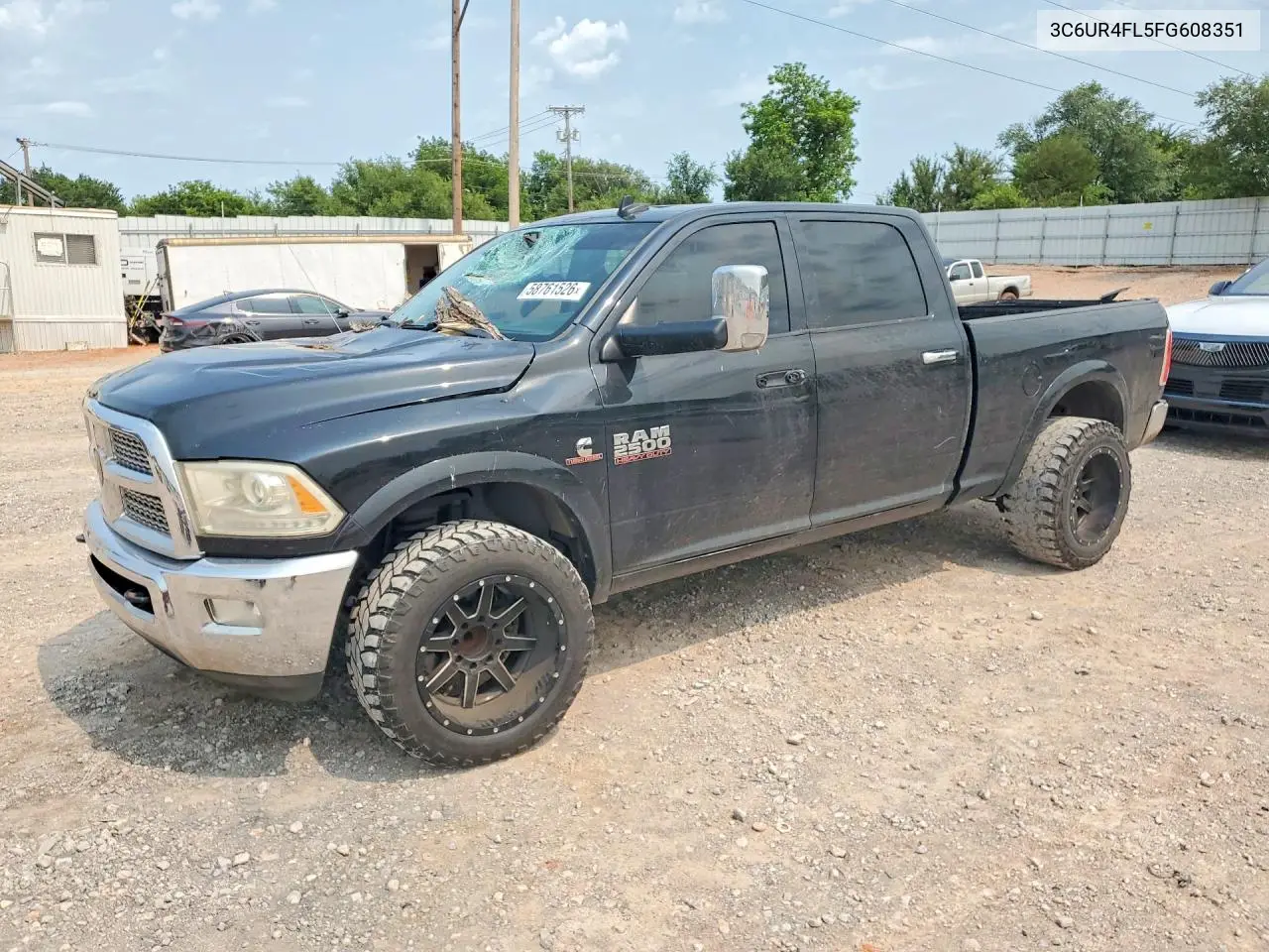 2015 Ram 2500 Laramie VIN: 3C6UR4FL5FG608351 Lot: 58761526