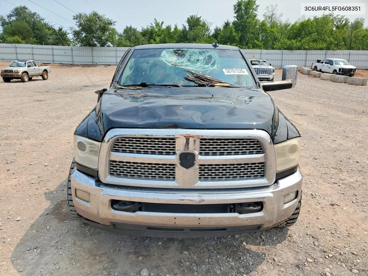 2015 Ram 2500 Laramie VIN: 3C6UR4FL5FG608351 Lot: 58761526