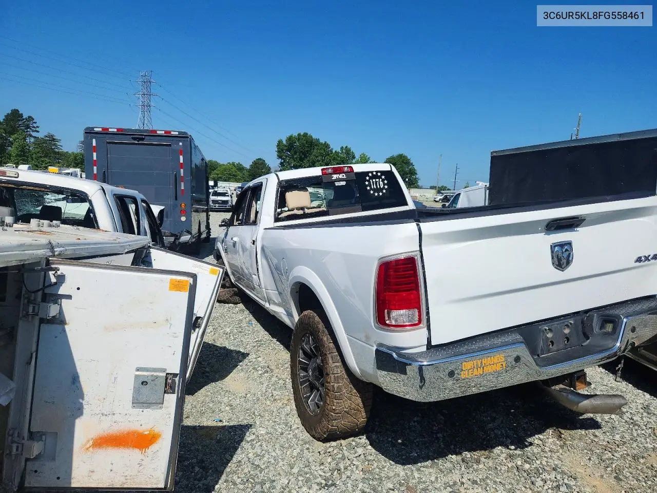 2015 Ram 2500 Laramie VIN: 3C6UR5KL8FG558461 Lot: 58876316