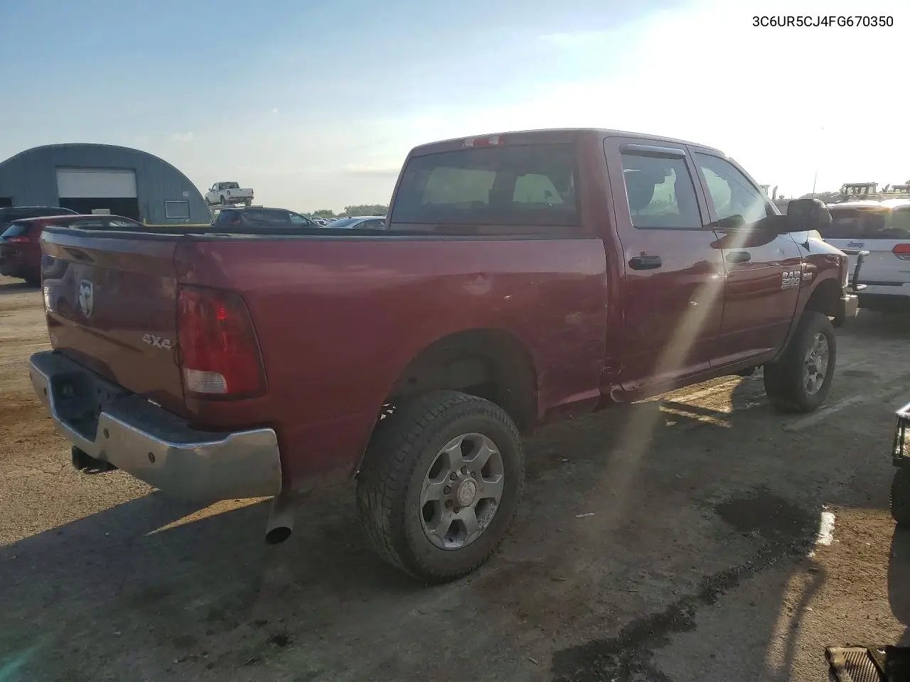 2015 Ram 2500 St VIN: 3C6UR5CJ4FG670350 Lot: 60248686