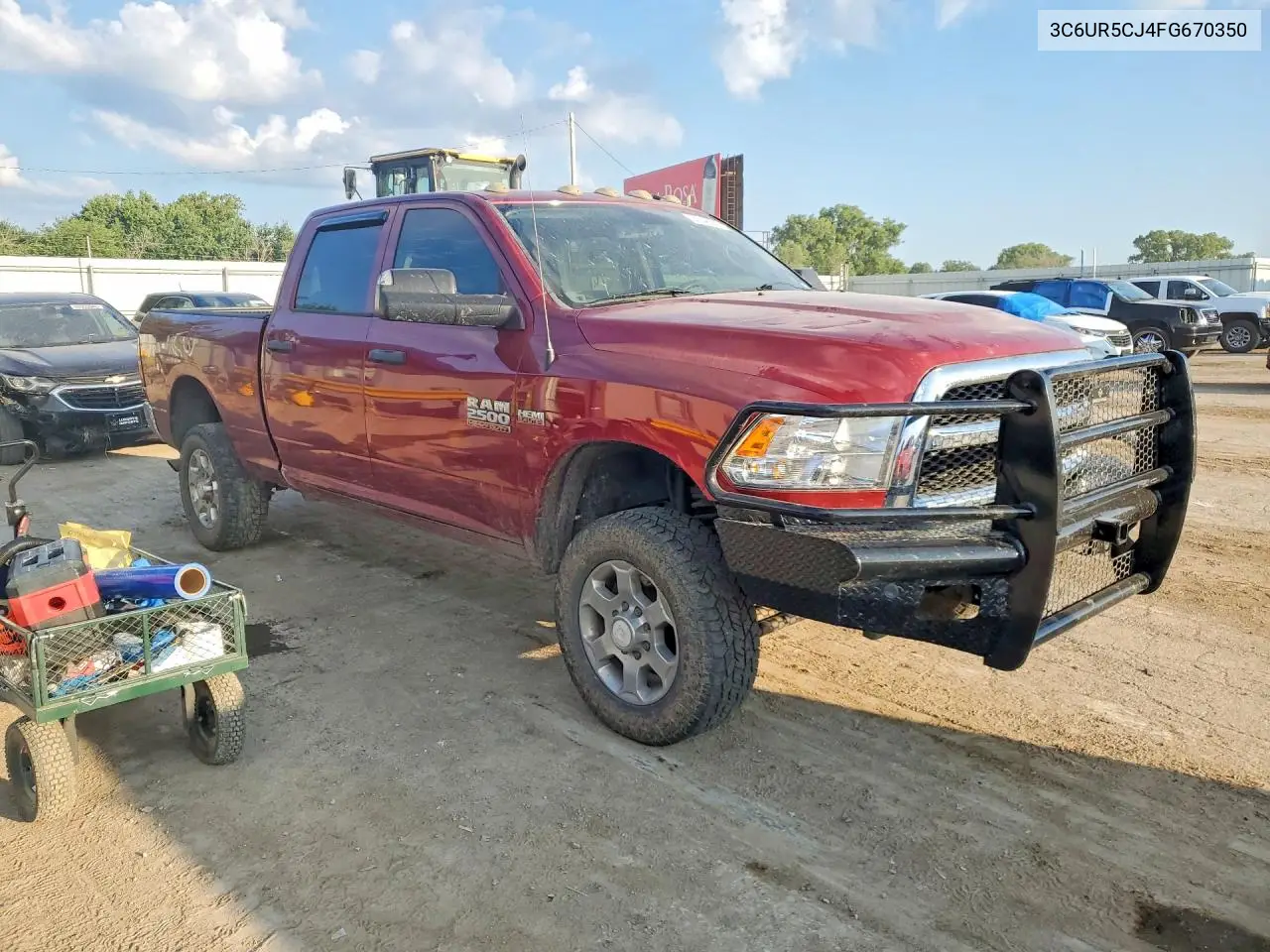 2015 Ram 2500 St VIN: 3C6UR5CJ4FG670350 Lot: 60248686