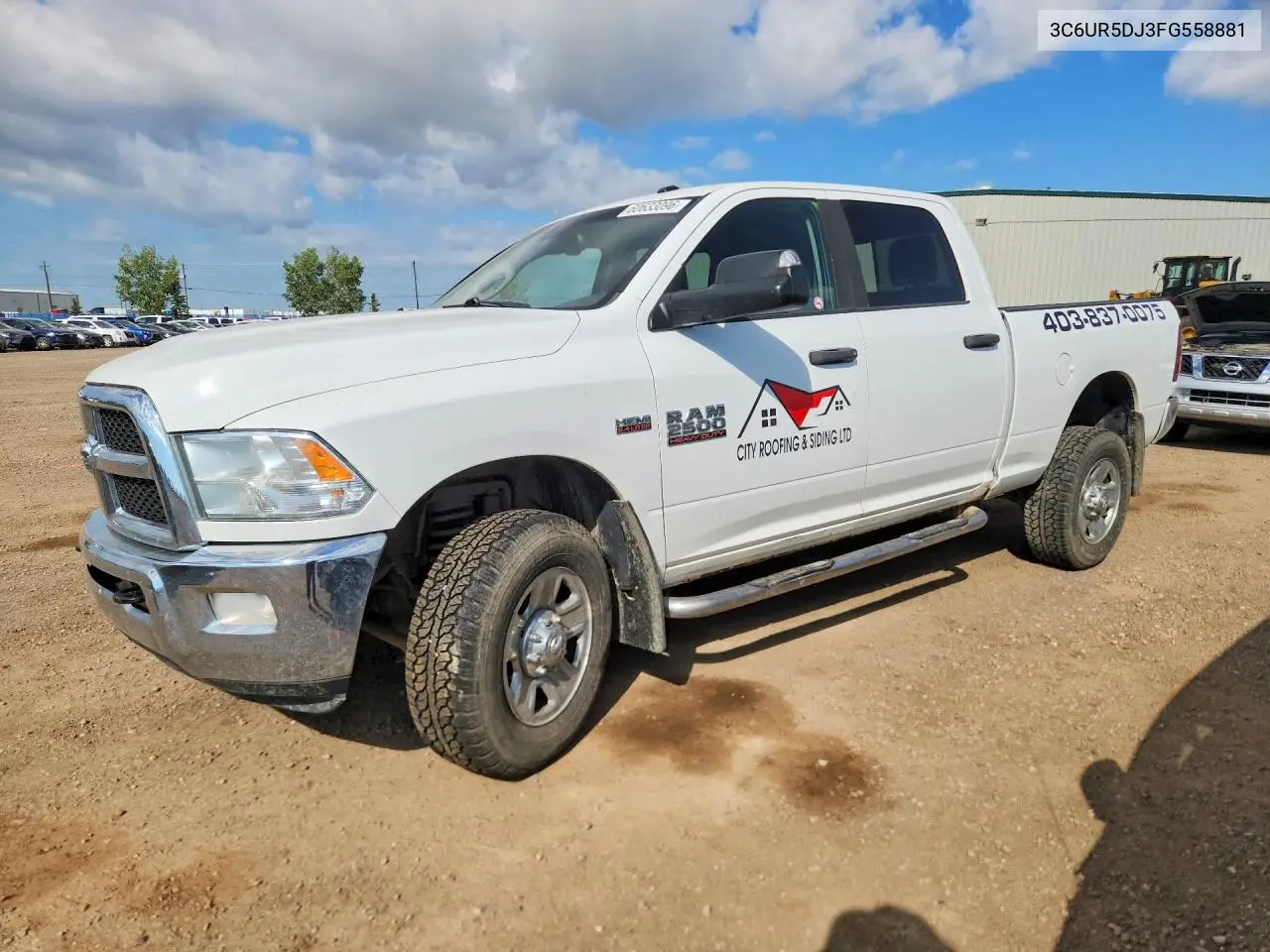 2015 Ram 2500 Slt VIN: 3C6UR5DJ3FG558881 Lot: 60633096