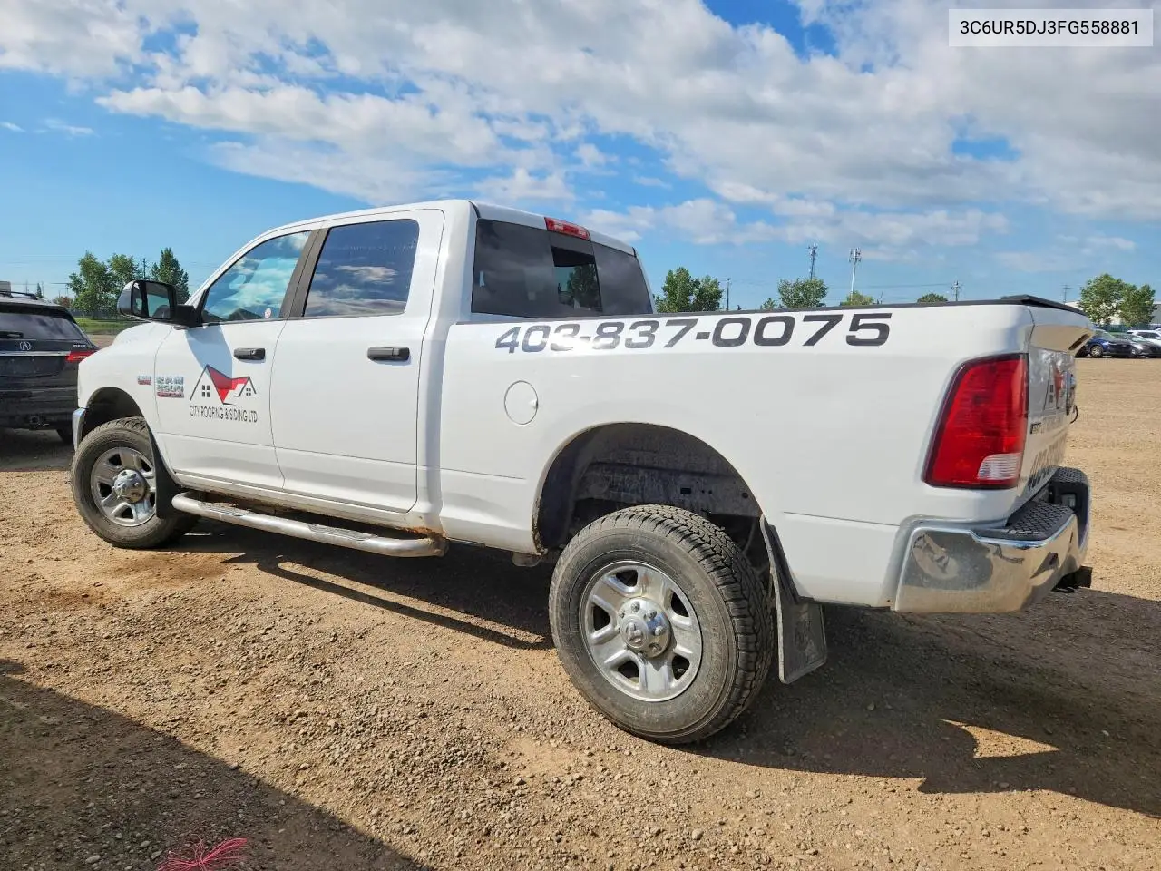2015 Ram 2500 Slt VIN: 3C6UR5DJ3FG558881 Lot: 60633096