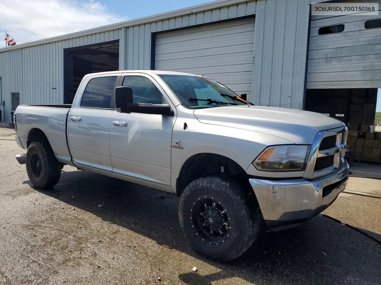 2016 Ram 2500 Slt VIN: 3C6UR5DL7GG150368 Lot: 55149586