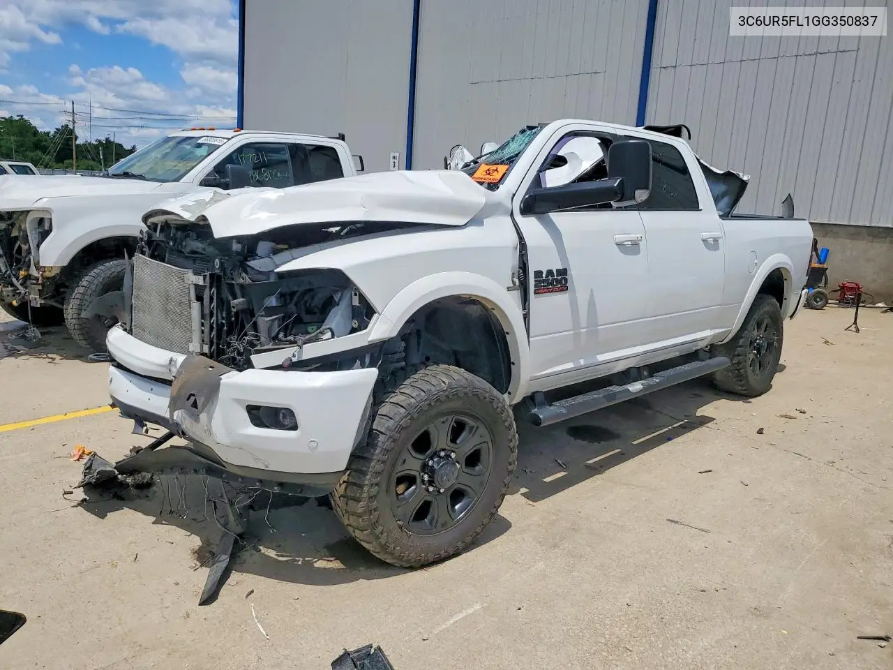 2016 Ram 2500 Laramie VIN: 3C6UR5FL1GG350837 Lot: 56769306