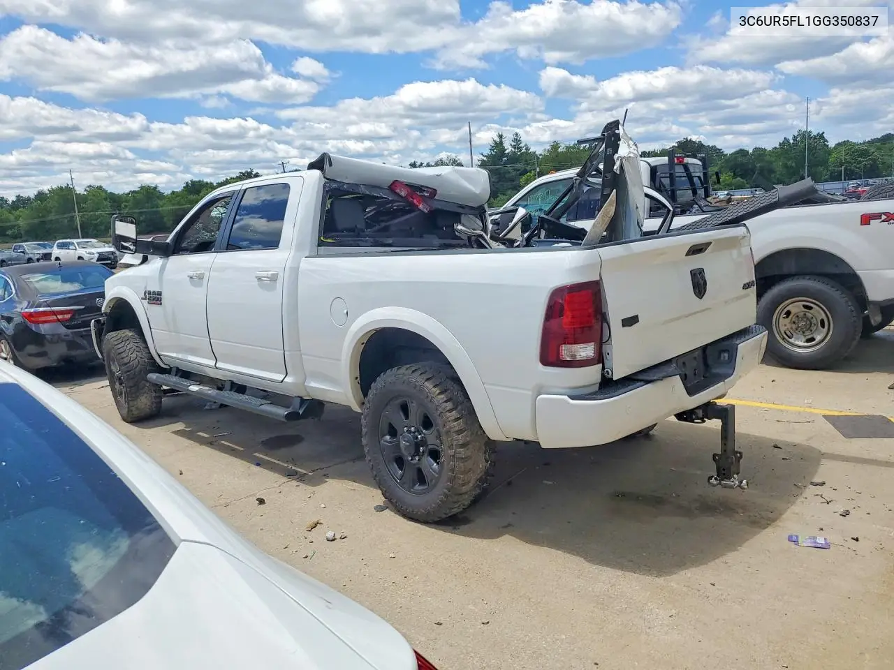 2016 Ram 2500 Laramie VIN: 3C6UR5FL1GG350837 Lot: 56769306
