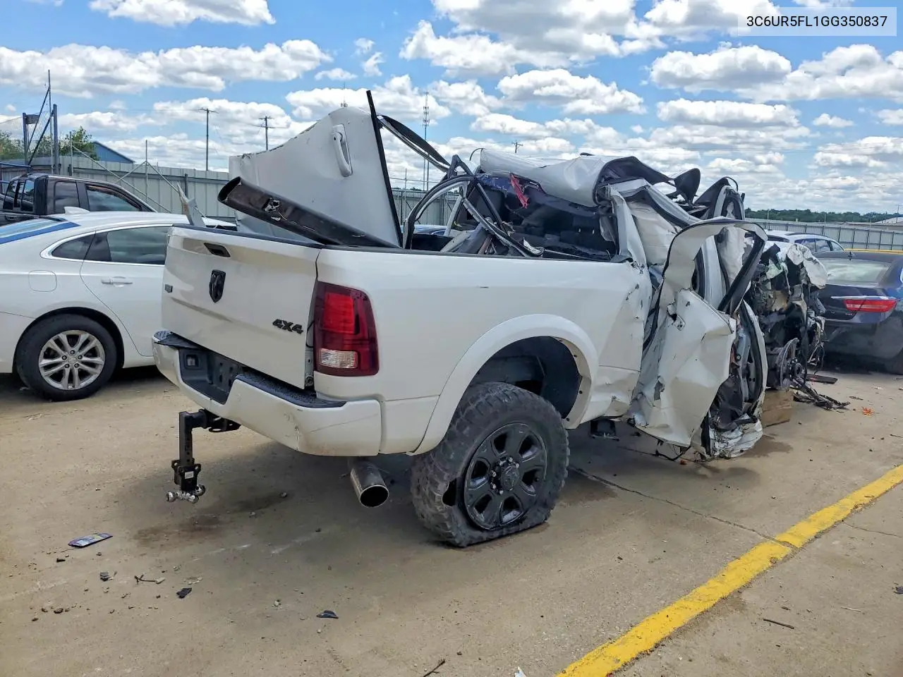 2016 Ram 2500 Laramie VIN: 3C6UR5FL1GG350837 Lot: 56769306