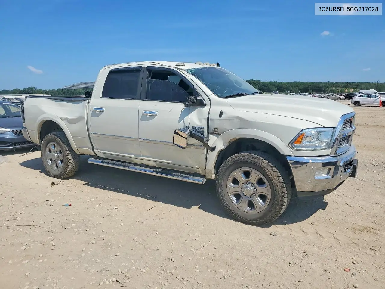 2016 Ram 2500 Laramie VIN: 3C6UR5FL5GG217028 Lot: 59237226