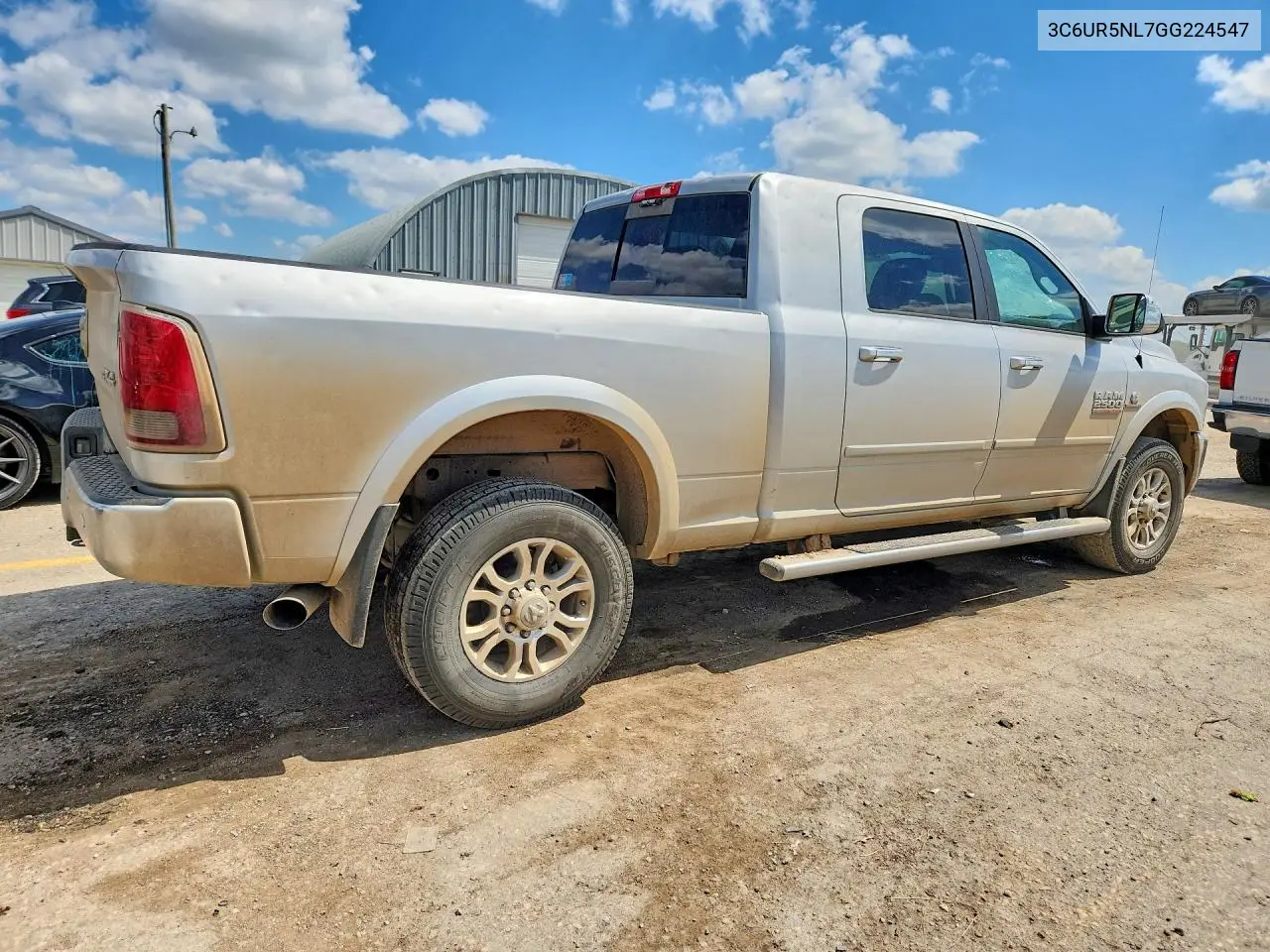 2016 Ram 2500 Laramie VIN: 3C6UR5NL7GG224547 Lot: 59861516