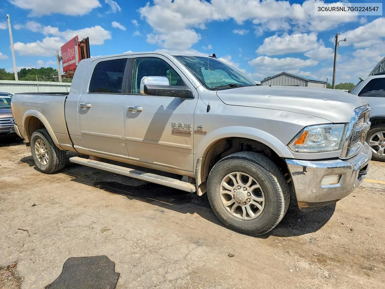 2016 Ram 2500 Laramie VIN: 3C6UR5NL7GG224547 Lot: 59861516
