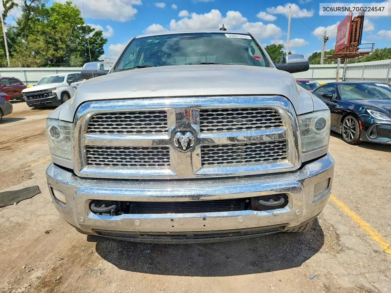 2016 Ram 2500 Laramie VIN: 3C6UR5NL7GG224547 Lot: 59861516
