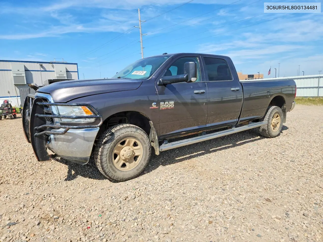 2016 Ram 2500 St VIN: 3C6UR5HL8GG134481 Lot: 59901576