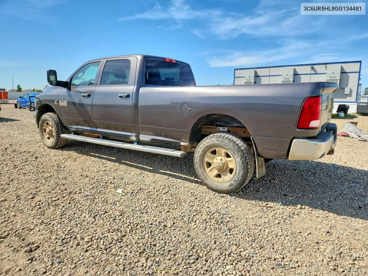 2016 Ram 2500 St VIN: 3C6UR5HL8GG134481 Lot: 59901576