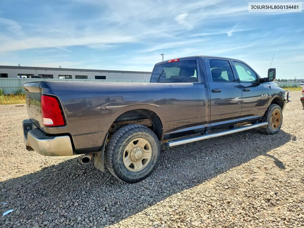 2016 Ram 2500 St VIN: 3C6UR5HL8GG134481 Lot: 59901576