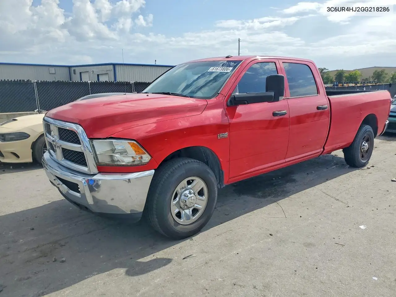2016 Ram 2500 St VIN: 3C6UR4HJ2GG218286 Lot: 61673806