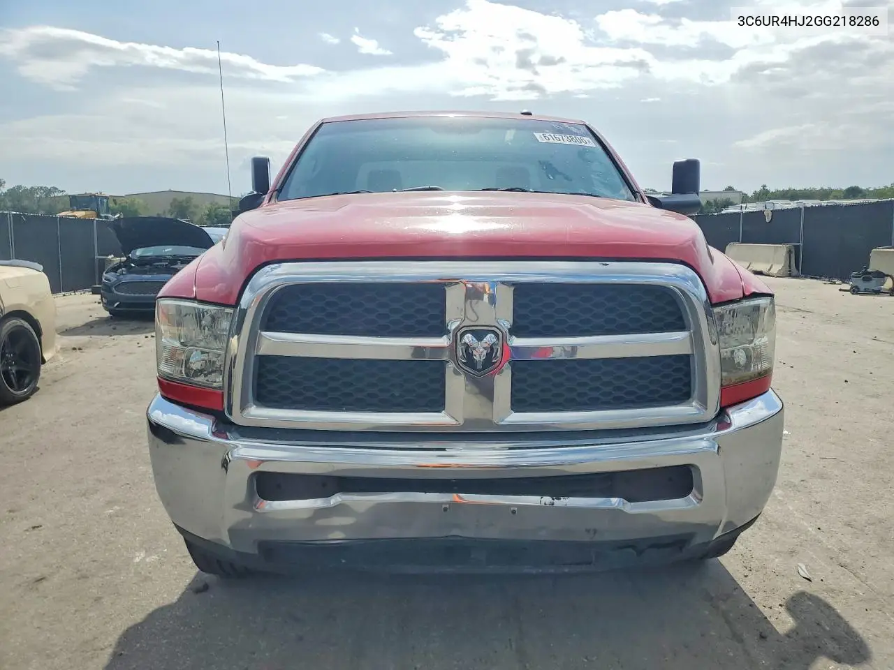 2016 Ram 2500 St VIN: 3C6UR4HJ2GG218286 Lot: 61673806