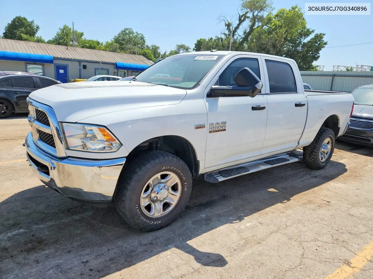 2016 Ram 2500 St VIN: 3C6UR5CJ7GG340896 Lot: 61700966