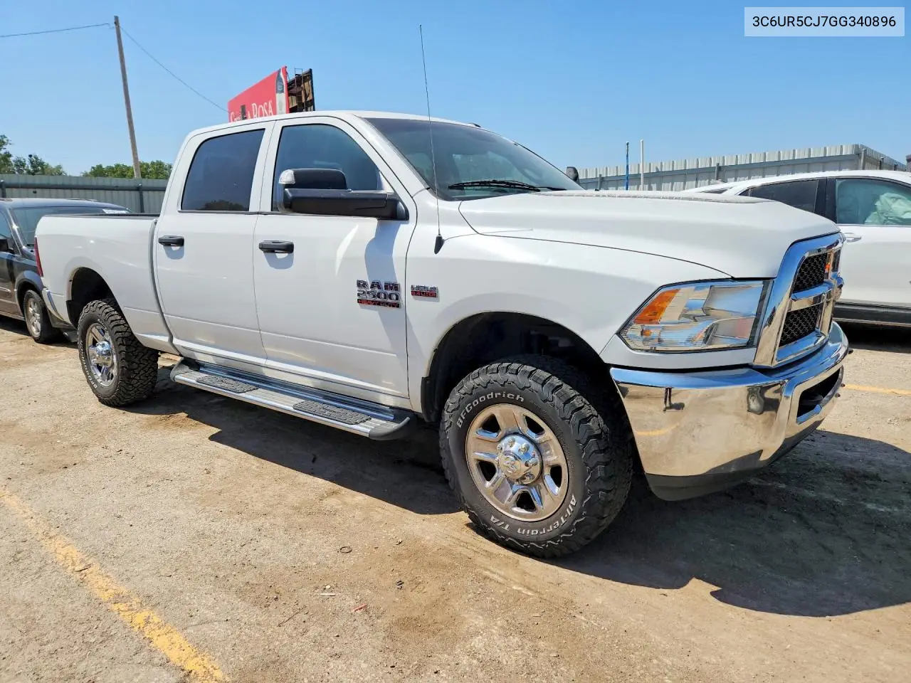 2016 Ram 2500 St VIN: 3C6UR5CJ7GG340896 Lot: 61700966