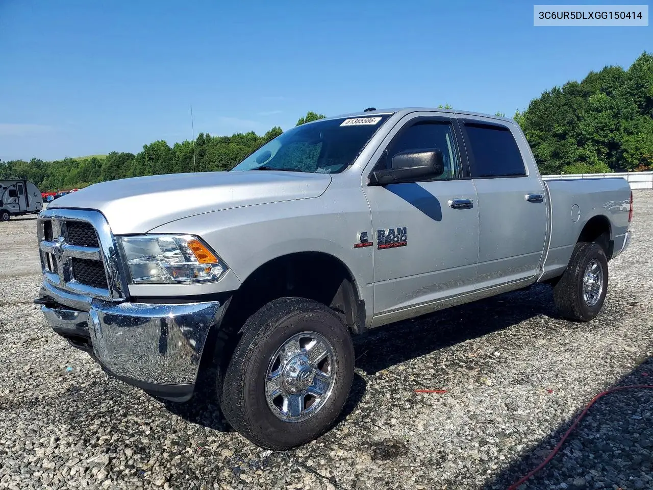 2016 Ram 2500 Slt VIN: 3C6UR5DLXGG150414 Lot: 62405016