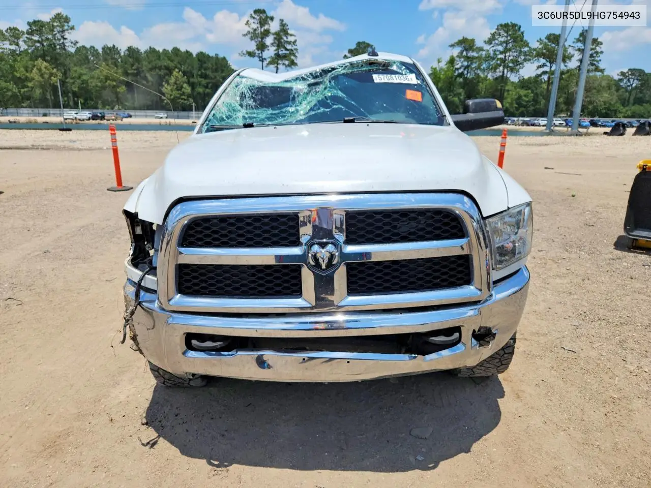 2017 Ram 2500 Slt VIN: 3C6UR5DL9HG754943 Lot: 57081036