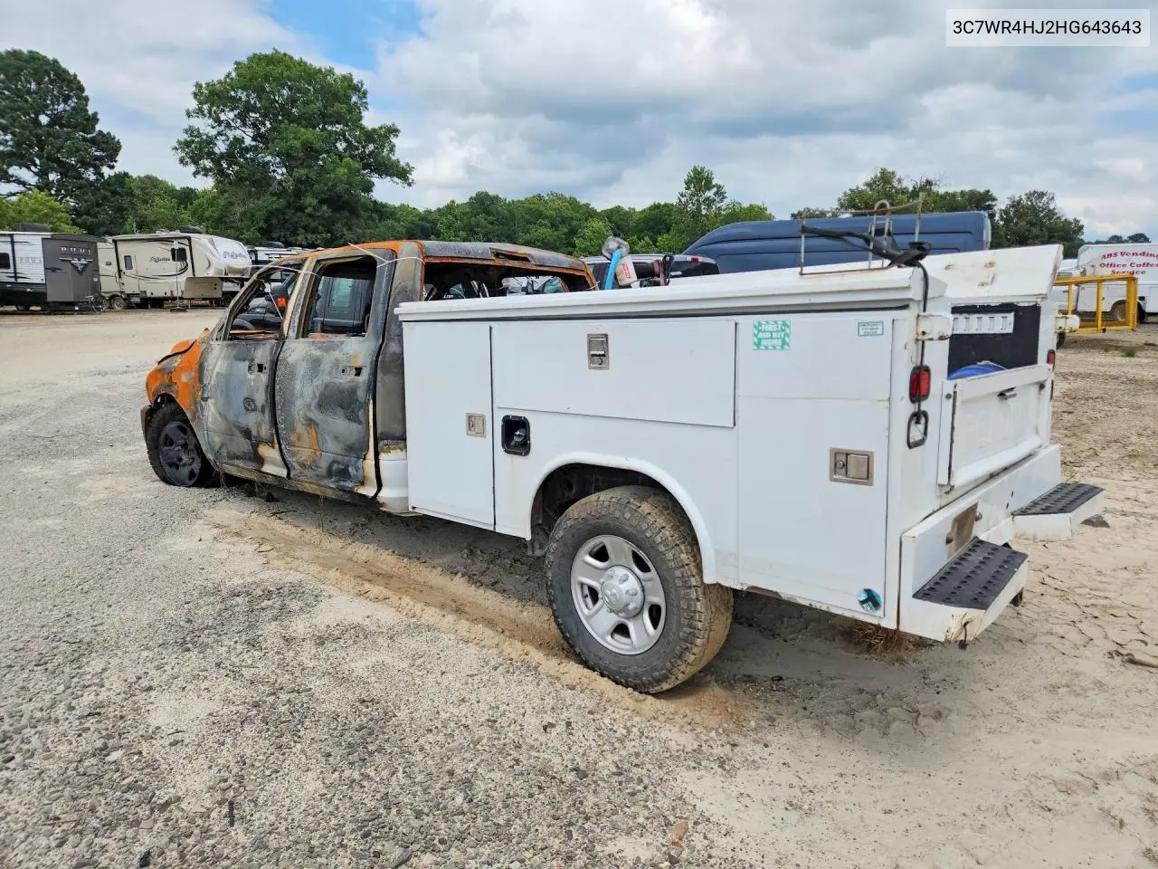 2017 Ram 2500 St VIN: 3C7WR4HJ2HG643643 Lot: 57588296