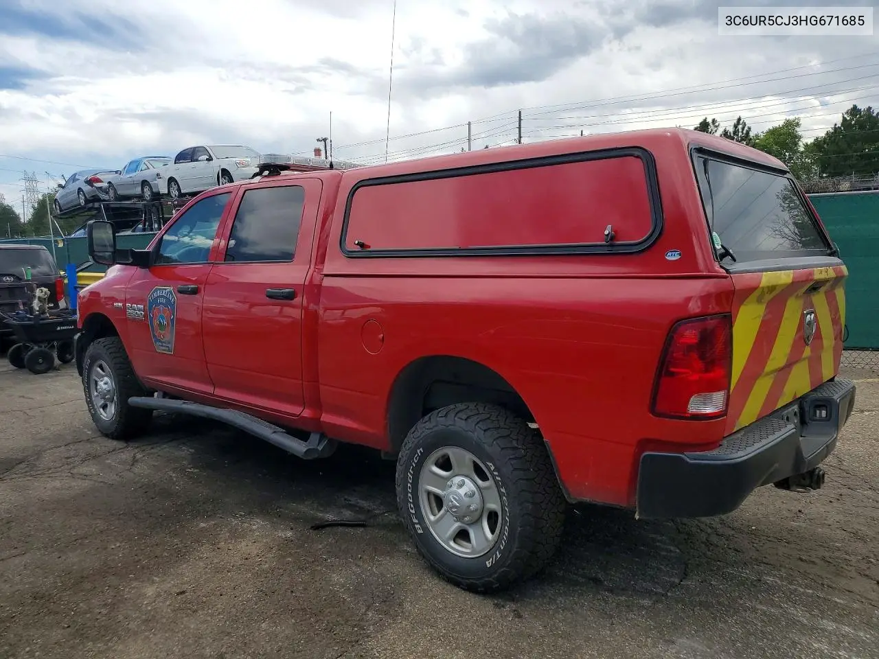 2017 Ram 2500 VIN: 3C6UR5CJ3HG671685 Lot: 59846886