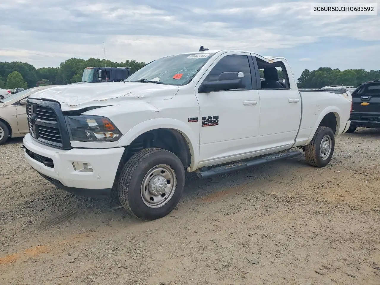 2017 Ram 2500 Slt VIN: 3C6UR5DJ3HG683592 Lot: 60657746