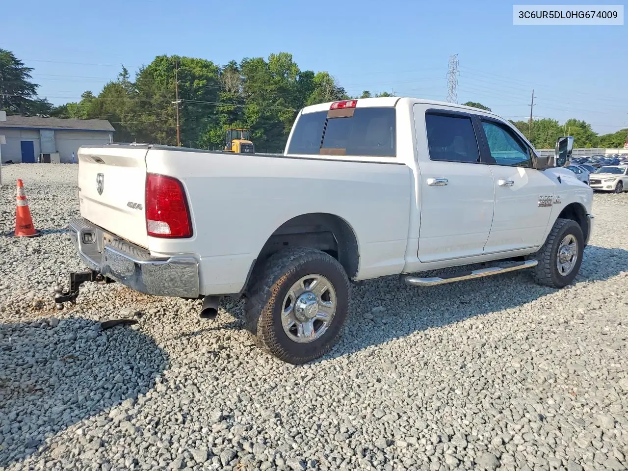 2017 Ram 2500 Slt VIN: 3C6UR5DL0HG674009 Lot: 61218226