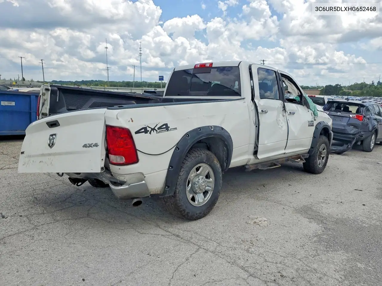 2017 Ram 2500 Slt VIN: 3C6UR5DLXHG652468 Lot: 61610026